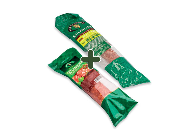 Vytinta, šaltai rūkyta skilandinė KREKENAVOS dešra
			, 
				 200 g, 350 g, a. r., 2 rūšių 4,99 Eur/vnt. Ir IKI EXPRESS