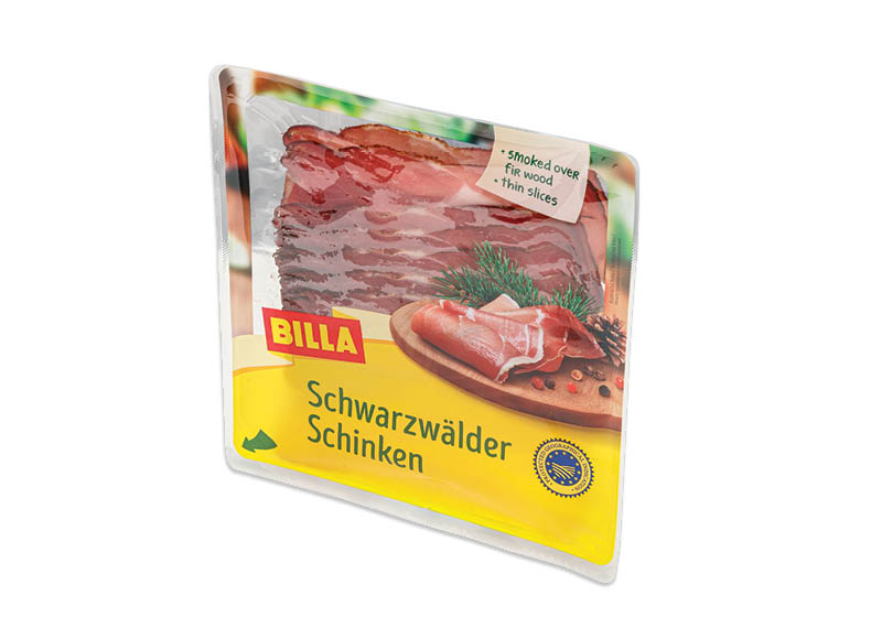 BILLA šaltai rūkytas kumpis BLACK FOREST
			, 
				 100 g, 2,29 Eur/vnt. Ir IKI EXPRESS