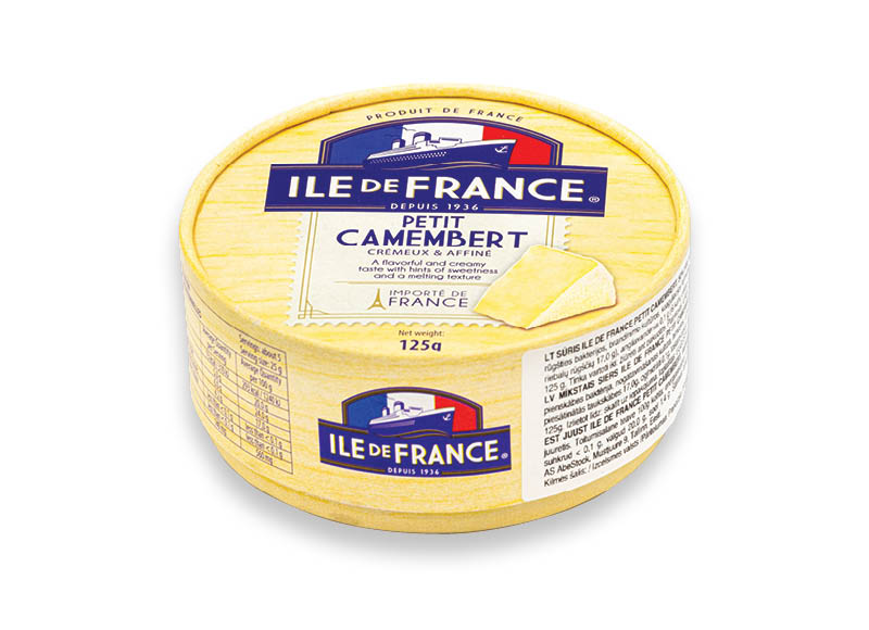 Sūris ILE DE FRANCE CAMEMBERT
,
125 g, 23,92 Eur/kg. A lygio parduotuvėse Sūris ILE DE FRANCE CAMEMBERT
,
125 g, 23,92 Eur/kg. A lygio parduotuvėse