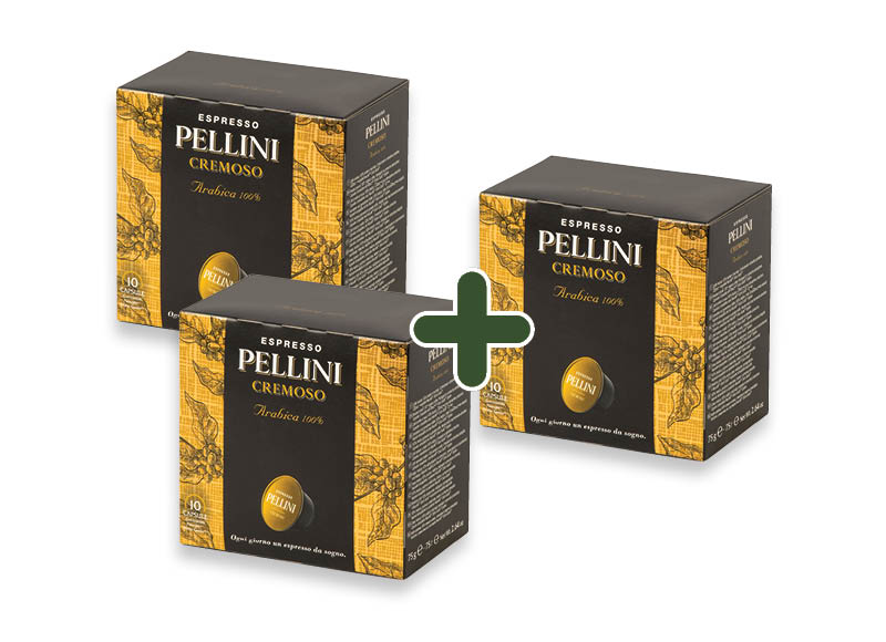 Kapsulės PELLINI (DOLCE GUSTO)
			, 
				 10 vnt., 3 rūšių, 6,29 Eur/vnt. Ir IKI EXPRESS