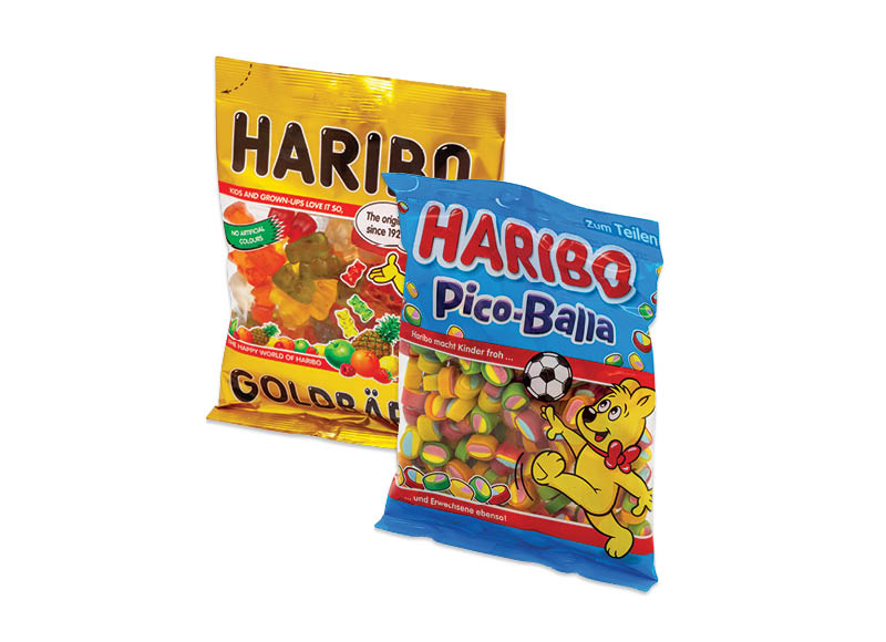 Guminukams HARIBO
			, 
				 Įvairių rūšių Ir IKI EXPRESS