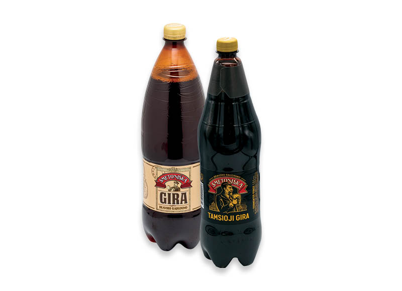 BRAVORO RAUGINIMO SMETONIŠKA gira
			, 
				 1,5 l, 2 rūšių, 0,59 Eur/l