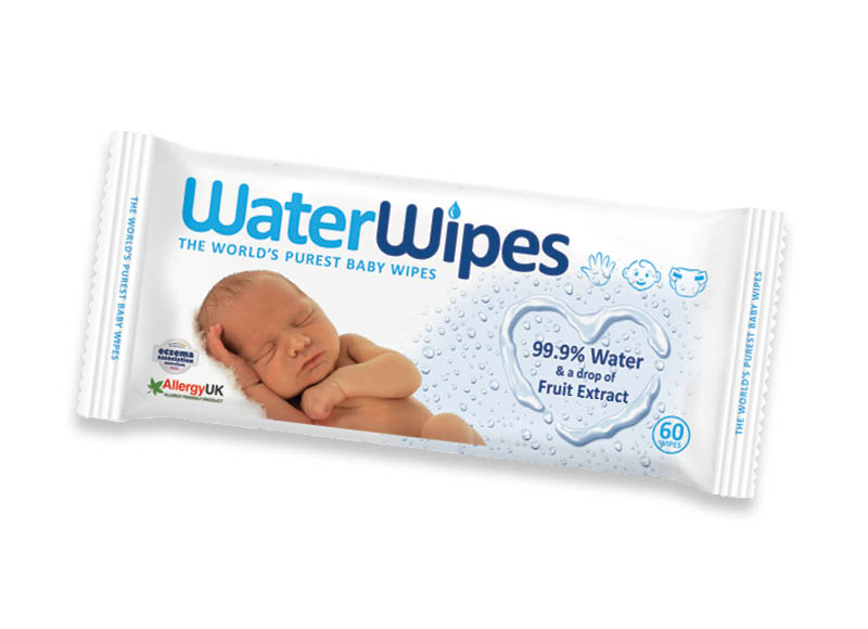 Drėgnosios servetėlės WATERWIPES
			, 
				 60 vnt., 0,05 Eur/vnt. A lygio parduotuvėse Ir IKI EXPRESS
