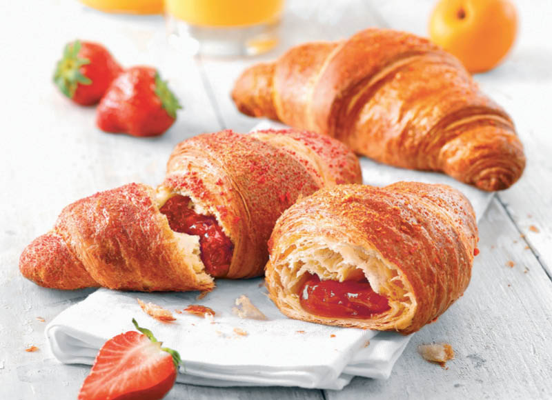 Veganiškas kruasanas su braškių įdaru
			, 
				 85 g, 0,65 Eur/vnt A lygio parduotuvėse