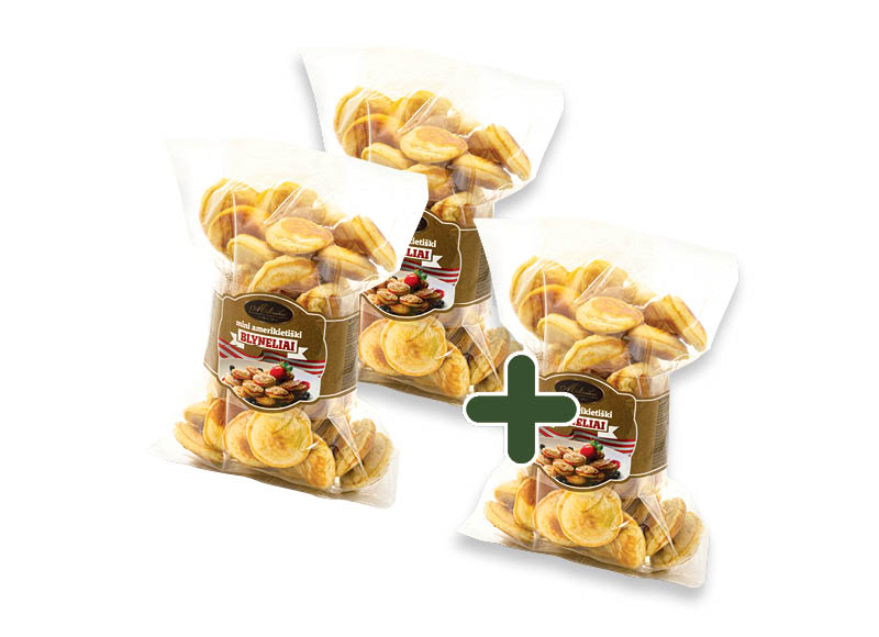 Šaldyti MINI AMERIKIETIŠKI blyneliai
			, 
				 300 g, 2,99 Eur/vnt. A lygio parduotuvėse