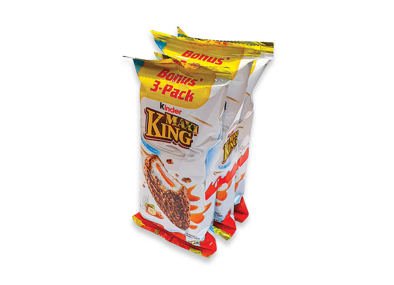 Batonėlis KINDER MAXI KING su pienu
,
3 vnt., 105 g 14,19 Eur/kg Batonėlis KINDER MAXI KING su pienu
,
3 vnt., 105 g 14,19 Eur/kg