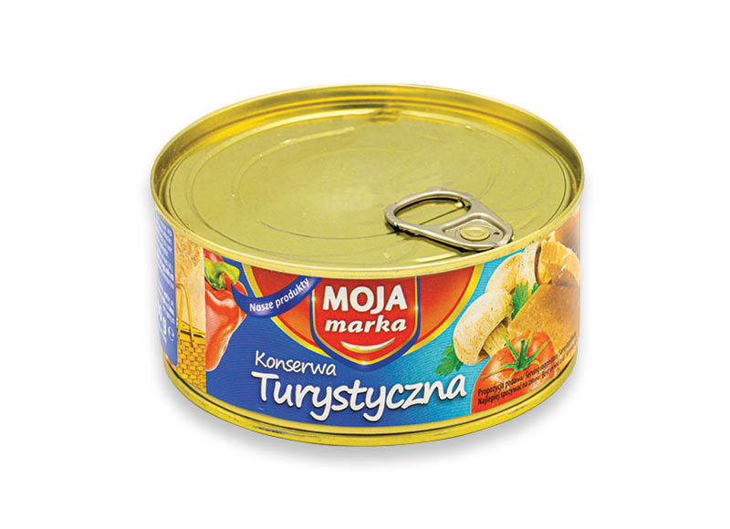TURISTŲ konservuota kiauliena
,
300 g, 3,30 Eur/kg TURISTŲ konservuota kiauliena
,
300 g, 3,30 Eur/kg