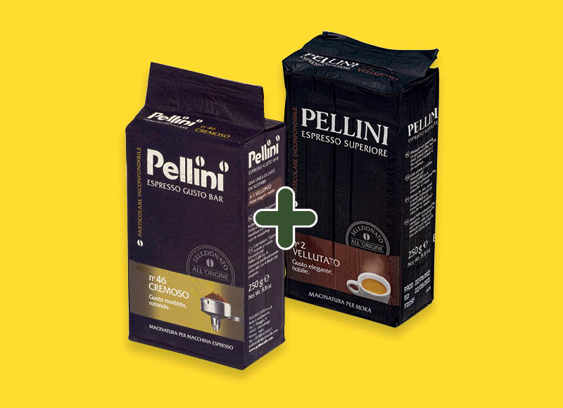 Malta kava PELLINI Cremosso, Vellutato, Tradizionale
,
250 g, 3 rūšių, 5,99 Eur/vnt. Ir IKI EXPRESS Malta kava PELLINI Cremosso, Vellutato, Tradizionale
,
250 g, 3 rūšių, 5,99 Eur/vnt. Ir IKI EXPRESS