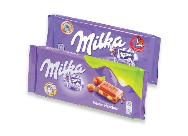 Šokolado plytelė MILKA
			, 
				 37 g, 85 g, 90 g, 100 g Įvairių rūšių Ir IKI EXPRESS