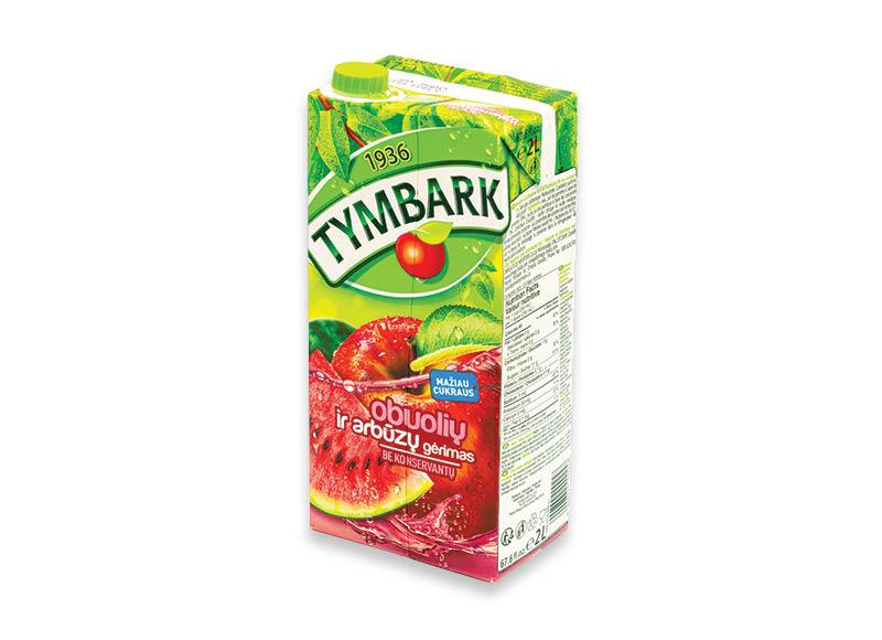Obuolių, arbūzų gėrimas TYMBARK
			, 
				 2 l, 0,70 Eur/l