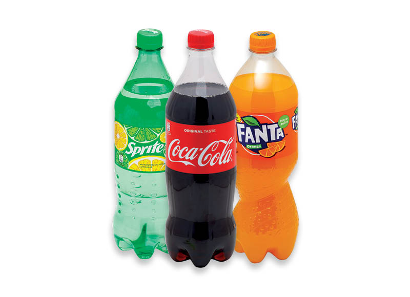 Gazuotas gėrimas COCA-COLA, FANTA, SPRITE Gazuotas gėrimas COCA-COLA, FANTA, SPRITE