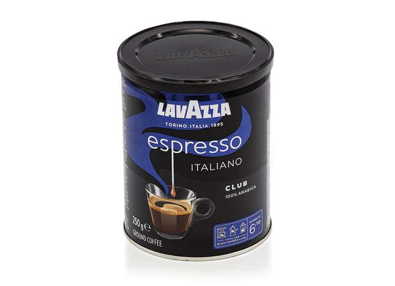 Kava LAVAZZA CLUB
			, 
				 250 g, 13,96 Eur/kg. Ir IKI EXPRESS