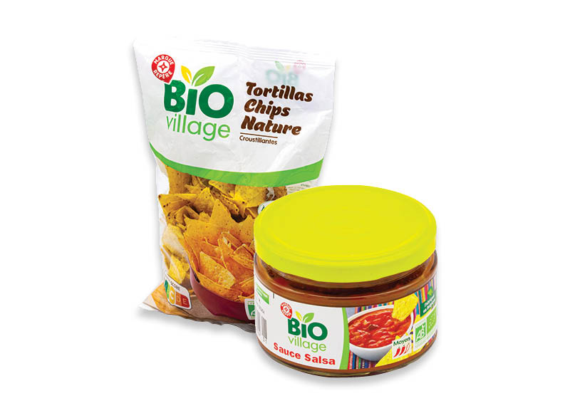 BIO VILLAGE tortilijoms, aštriam padažui
			, 
				 150 g, 260 g, 2 rūšių. A lygio parduotuvėse