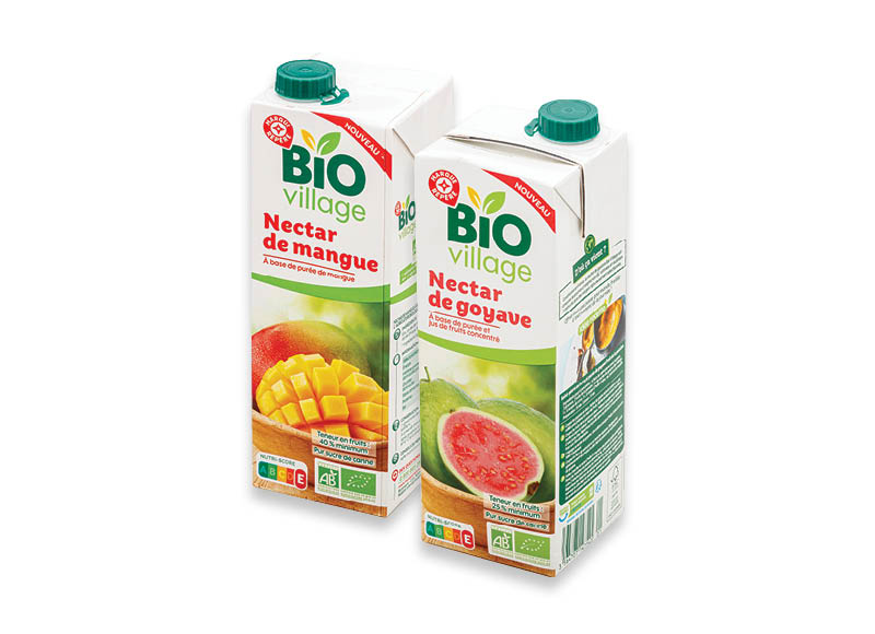 BIO VILLAGE gvajavų ar mangų nektaras
			, 
				 1 l, 2 rūšių A lygio parduotuvėse