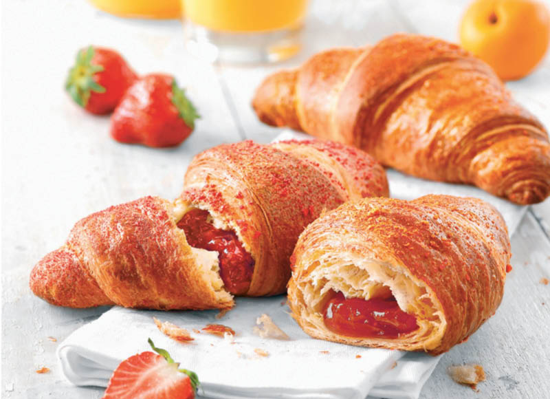 Veganiškas kruasanas su braškių įdaru
			, 
				 85 g, 0,65 Eur/vnt A lygio parduotuvėse