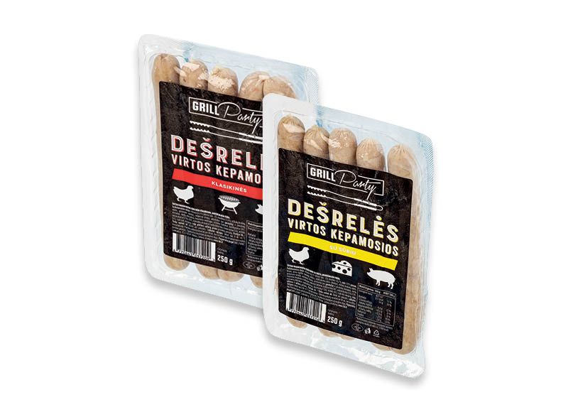 Kepamosioms dešrelėms GRILL PARTY
,
250 g, 2 rūšių, 5,16 Eur/kg Ir IKI EXPRESS Kepamosioms dešrelėms GRILL PARTY
,
250 g, 2 rūšių, 5,16 Eur/kg Ir IKI EXPRESS
