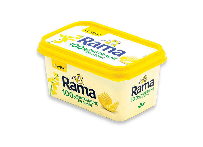 Margarinas RAMA CLASSIC
			, 
				 450 g, 75 % rieb., 3,53 Eur/kg. A lygio parduotuvėse