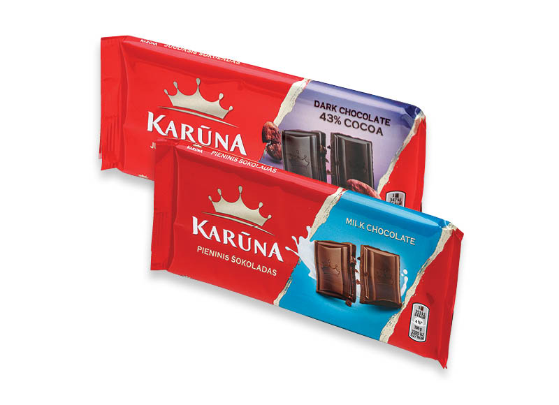 Šokolado plytelėms KARŪNA
,
80 g, 90 g, 3 rūšių. Ir IKI EXPRESS Šokolado plytelėms KARŪNA
,
80 g, 90 g, 3 rūšių. Ir IKI EXPRESS