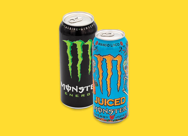 Energiniam gėrimui MONSTER
			, 
				 0,5 l, įvairių rūšių, 1,78 Eur/l (nevartoti su alkoholiniais gėrimais). Ir IKI EXPRESS