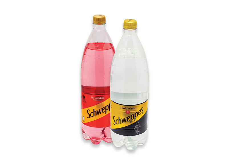 Gazuotam gėrimui SCHWEPPES
,
1,5 l, 2 rūšių, 0,83 Eur/l. Ir IKI EXPRESS Gazuotam gėrimui SCHWEPPES
,
1,5 l, 2 rūšių, 0,83 Eur/l. Ir IKI EXPRESS