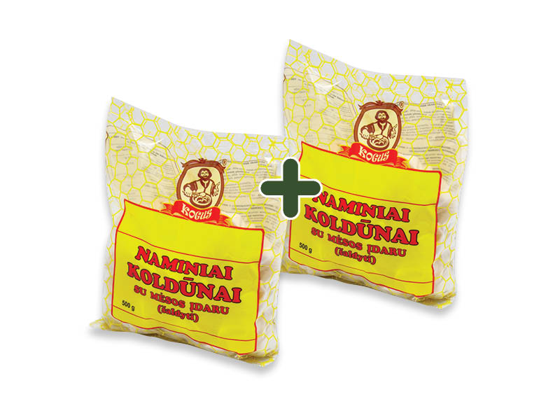 Šaldyti NAMINIAI koldūnai KOGUS
			, 
				 500 g, 3,29 Eur/vnt. A lygio parduotuvėse