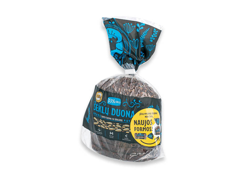 Tamsi SĖKLŲ duona
			, 
				 400 g, 3,75 Eur/kg A lygio parduotuvėse