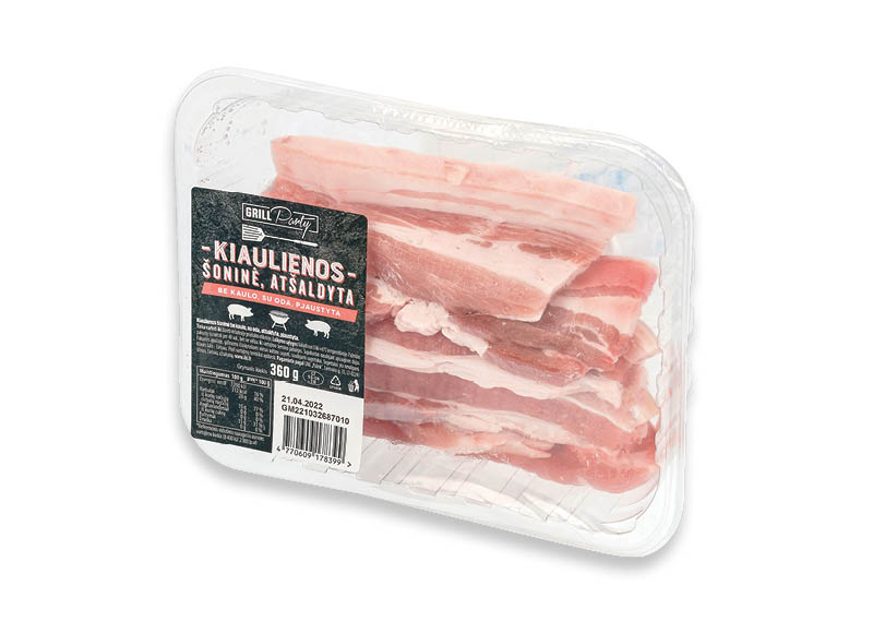 GRILL PARTY kiaulienos šoninė
			, 
				 360 g, 6,64 Eur/kg. A lygio parduotuvėse