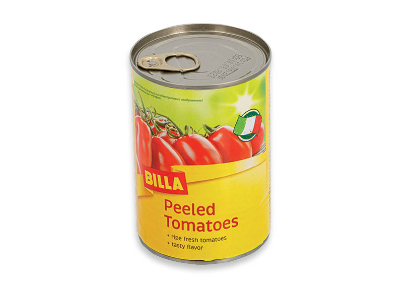 BILLA konservuoti slyviniai pomidorai savo sultyse
			, 
				 400 g, 1,73 Eur/kg A lygio parduotuvėse