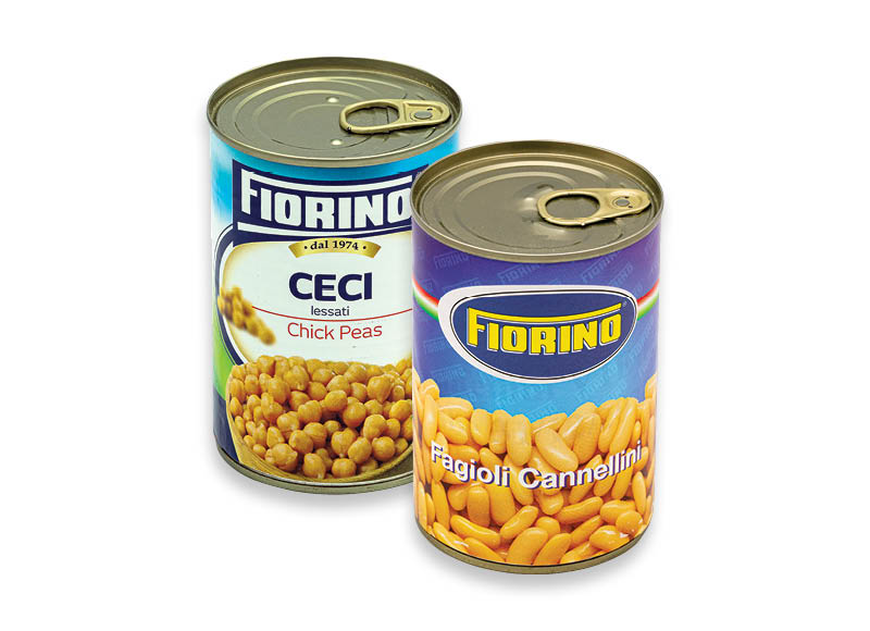 Konservuotoms pupelėms, avinžirniams FIORINO
			, 
				 425 ml, 5 rūšių
