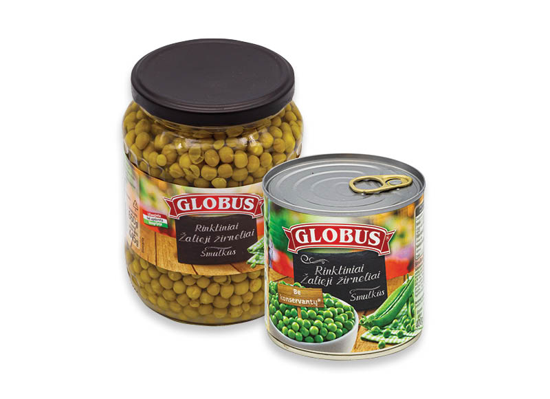 Konservuotoms daržovėms GLOBUS