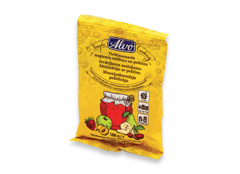 ALVO tirštinamasis mišinys uogienėms su pektinu
,
100 g, 9,90 Eur/kg ALVO tirštinamasis mišinys uogienėms su pektinu
,
100 g, 9,90 Eur/kg