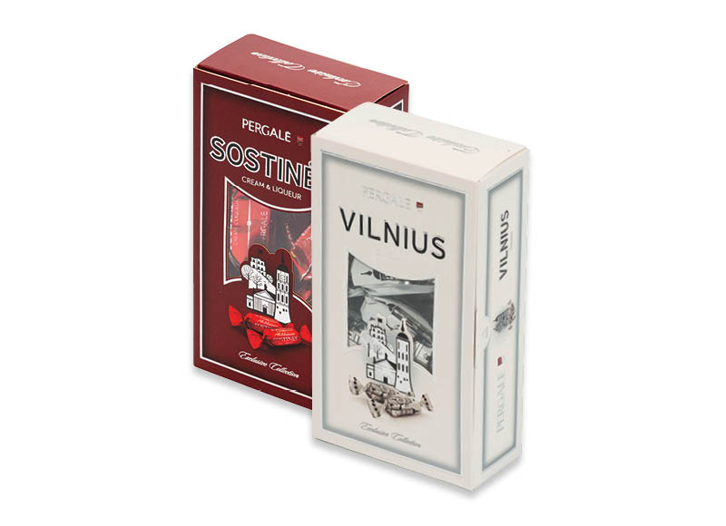 Saldainių dėžutė VILNIUS, SOSTINĖS
			, 
				 170 g, 2 rūšių, 11,71 Eur/kg Ir IKI EXPRESS