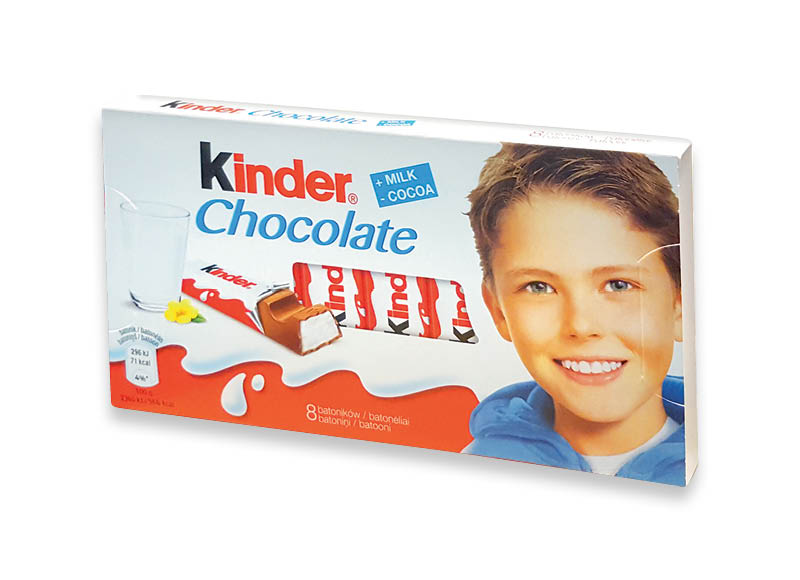 Šokolado plytelė KINDER
			, 
				 100 g, 13,50 Eur/kg Ir IKI EXPRESS