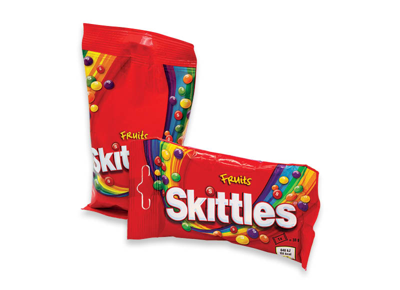 Kramtomiesiems saldainiams SKITTLES
			, 
				 38 g, 95 g, 125 g, 174 g, 7 rūšių Ir IKI EXPRESS