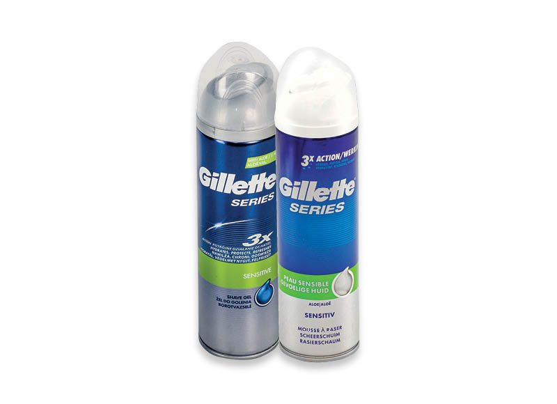 Skutimosi kosmetikai GILLETTE
			, 
				 Įvairių rūšių