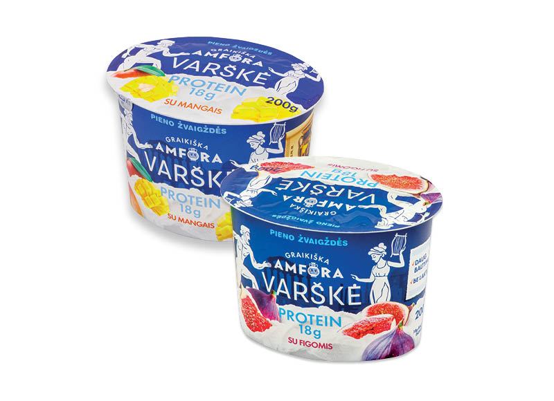 Varškė GRAIKIŠKA AMFORA PROTEIN
			, 
				 200 g, 5 rūšių, 5,95 Eur/kg Ir IKI EXPRESS