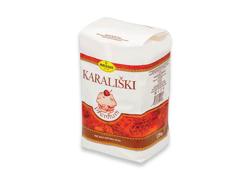 KARALIŠKI kvietiniai miltai
			, 
				 1,75 kg, 1,14 Eur/kg