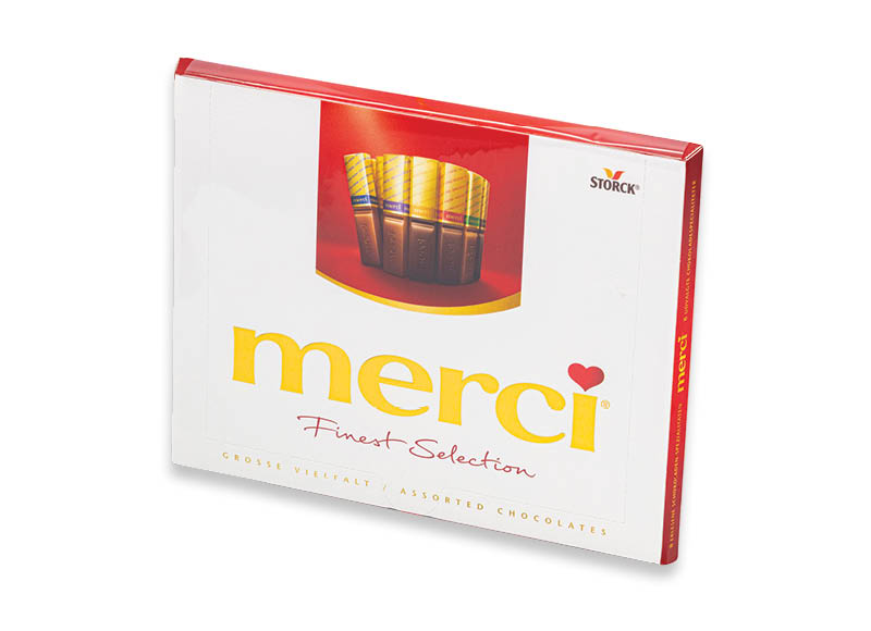 Saldainiai MERCI
			, 
				 250 g, 2 rūšių. 15,96 Eur/kg