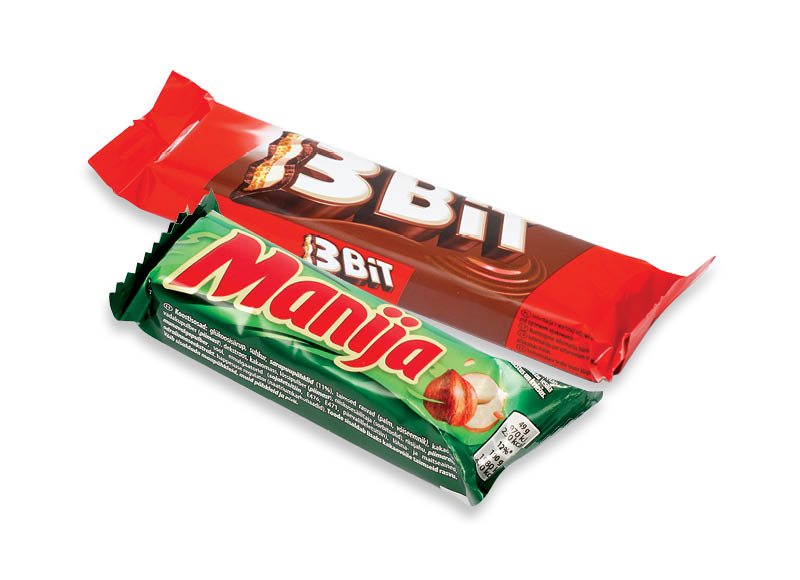 Šokoladiniai batonėliai MANIJA, 3BIT
			, 
				 46 g, 49 g, 4 rūšių Ir IKI EXPRESS