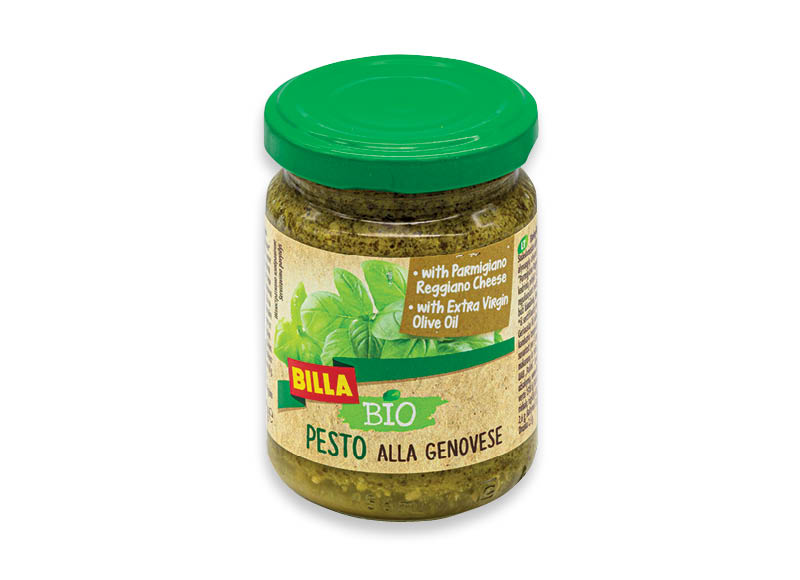 BILA BIO GENUJOS pesto padažas
,
500 g, 11,98 Eur/kg BILA BIO GENUJOS pesto padažas
,
500 g, 11,98 Eur/kg