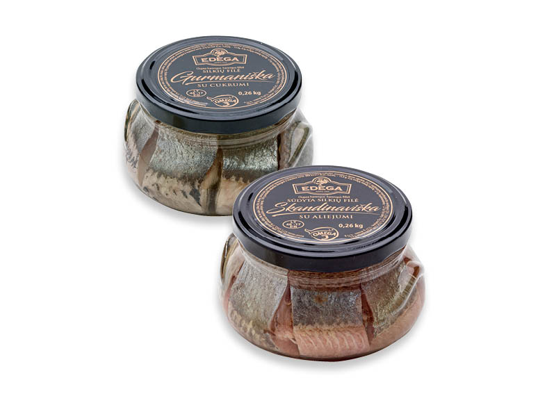 GURMANIŠKA, SKANDINAVIŠKA silkių filė EDEGA
			, 
				 260 g, 2 rūšių, 8,81 Eur/kg Ir IKI EXPRESS