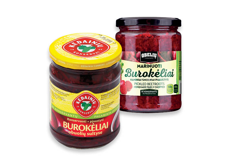 Konservuotiems burokėliams