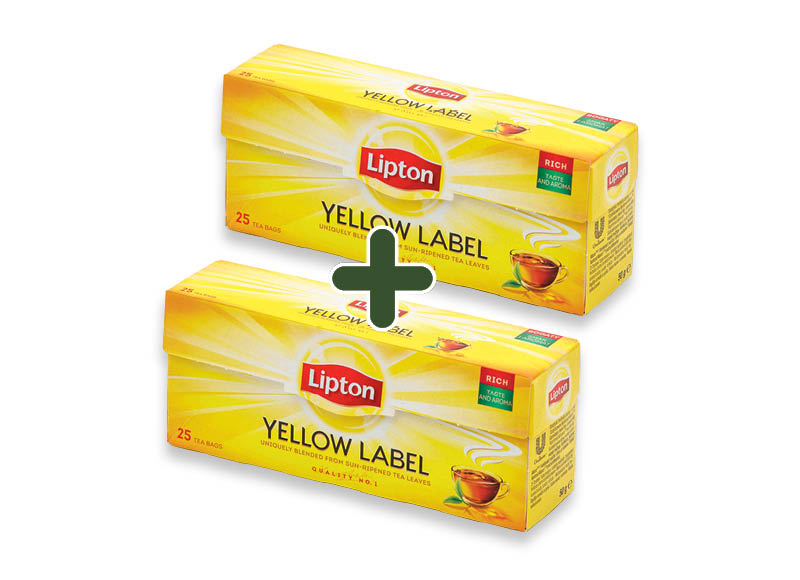 Arbata LIPTON YELLOW LABEL
,
25 vnt., 1,99 Eur/vnt. Ir IKI EXPRESS Arbata LIPTON YELLOW LABEL
,
25 vnt., 1,99 Eur/vnt. Ir IKI EXPRESS