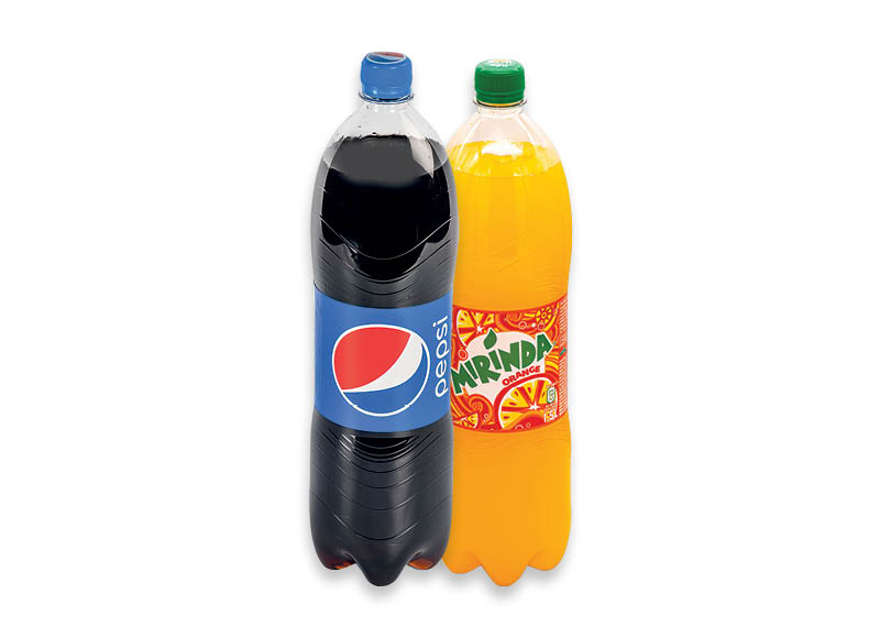 Gazuotas gėrimas PEPSI, PEPSI LIME, MIRINDA
,
1,5 l, 3 rūšių, 0,66 Eur/l. Ir IKI EXPRESS Gazuotas gėrimas PEPSI, PEPSI LIME, MIRINDA
,
1,5 l, 3 rūšių, 0,66 Eur/l. Ir IKI EXPRESS