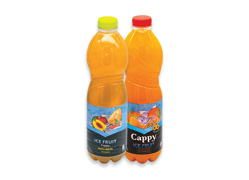 Negazuotas gaivusis gėrimas CAPPY
			, 
				 1,5 l, 2 rūšių 0,73 Eur/l. Ir IKI EXPRESS