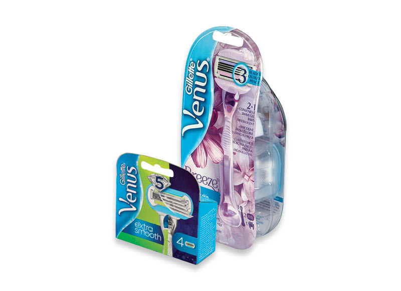 Moteriškiems sisteminiams skustuvams GILLETTE VENUS
			, 
				 Įvairių rūšių