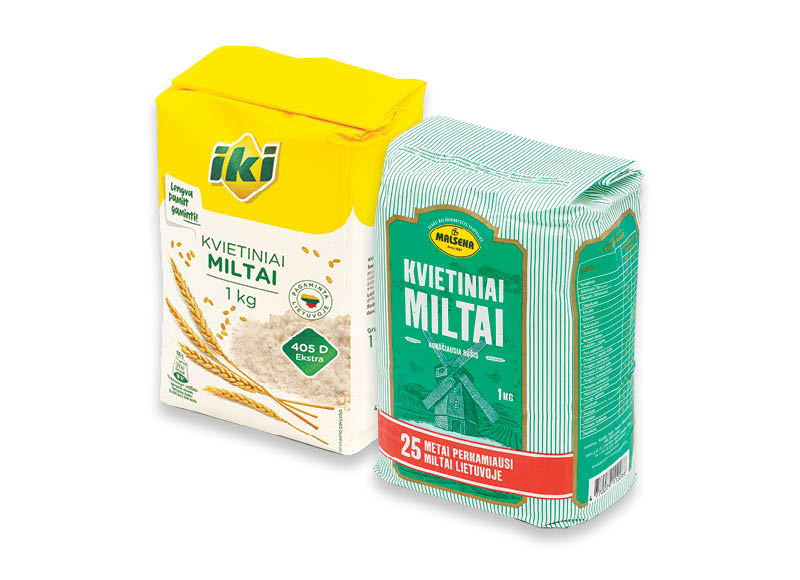 Miltams ir miltų mišiniams Miltams ir miltų mišiniams