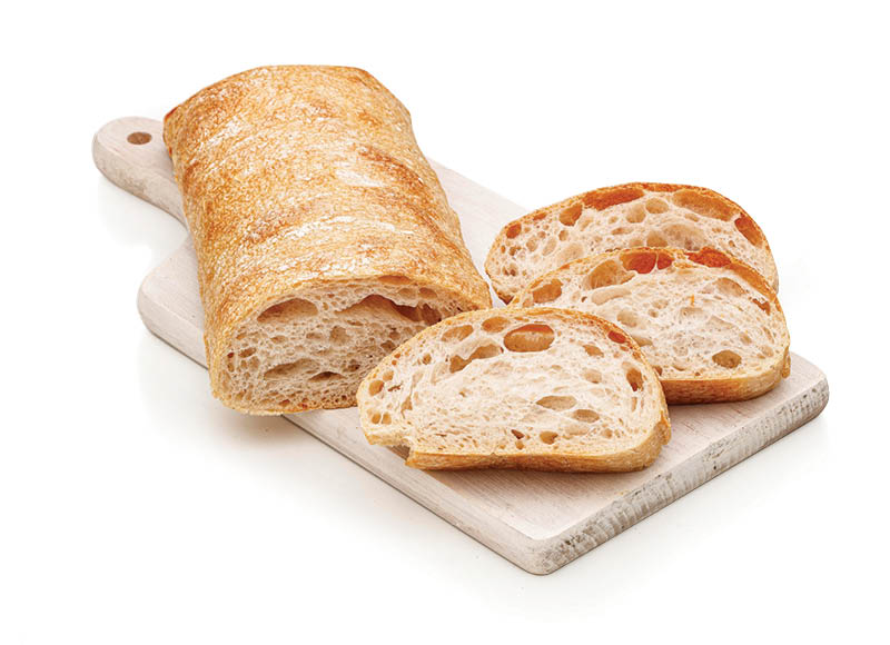 Šviesi čiabata
			, 
				 310, 320 g. Kaina be kortelės 0,95 Eur. A lygio parduotuvėse