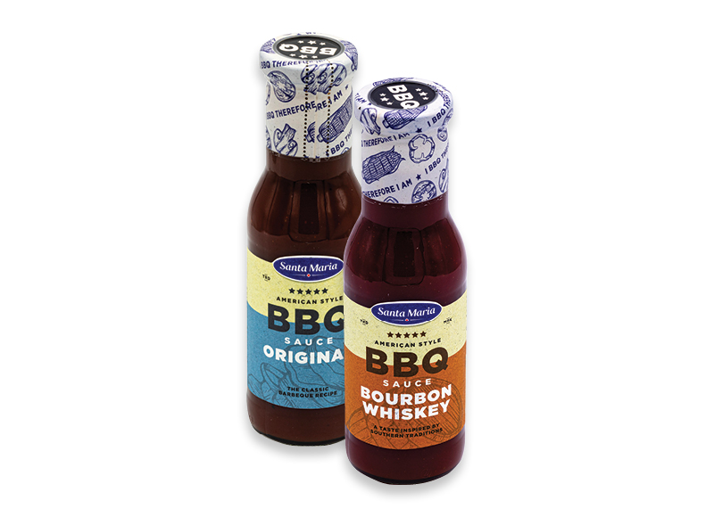 BBQ padažas SANTA MARIA
,
350 g, 355 g, 365 g, 370 g 4 rūšių A lygio parduotuvėse Ir IKI EXPRESS BBQ padažas SANTA MARIA
,
350 g, 355 g, 365 g, 370 g 4 rūšių A lygio parduotuvėse Ir IKI EXPRESS
