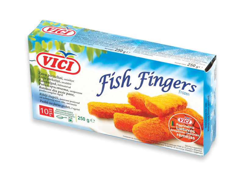 Žuvų piršteliai VIČIŪNAI
			, 
				 250 g, 5,16 Eur/kg